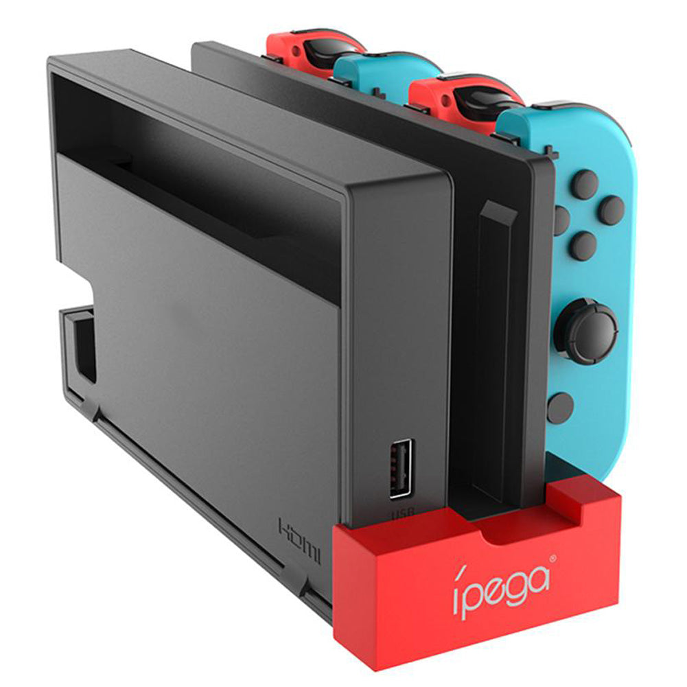 IPEGA PG-9186 USB 2.0 Joy-Cons Charger with 4 Joy-Con Charging Slots and Indicator Lights IPEGA PG-9186 USB 2.0 Joy-Cons Charger with 4 Joy-Con Charging Slots and Indicator Lights